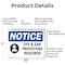 Signmission 7 in Height, 10 in Width, Aluminum, Rectangle OS-2PACK-NS-A-710-L-12301 - alternate 2